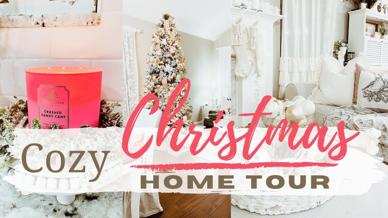 CHRISTMAS HOME TOUR 2020 | COZY CHRISTMAS DECOR | ELEGANT FARMHOUSE DECOR | Monica Rose