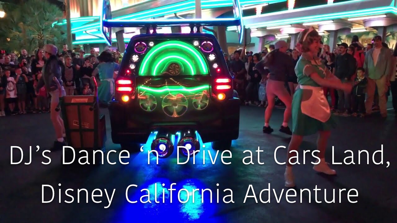 DJ's Dance 'n' Drive at Cars Land, Disney California Adventure [Full Show]