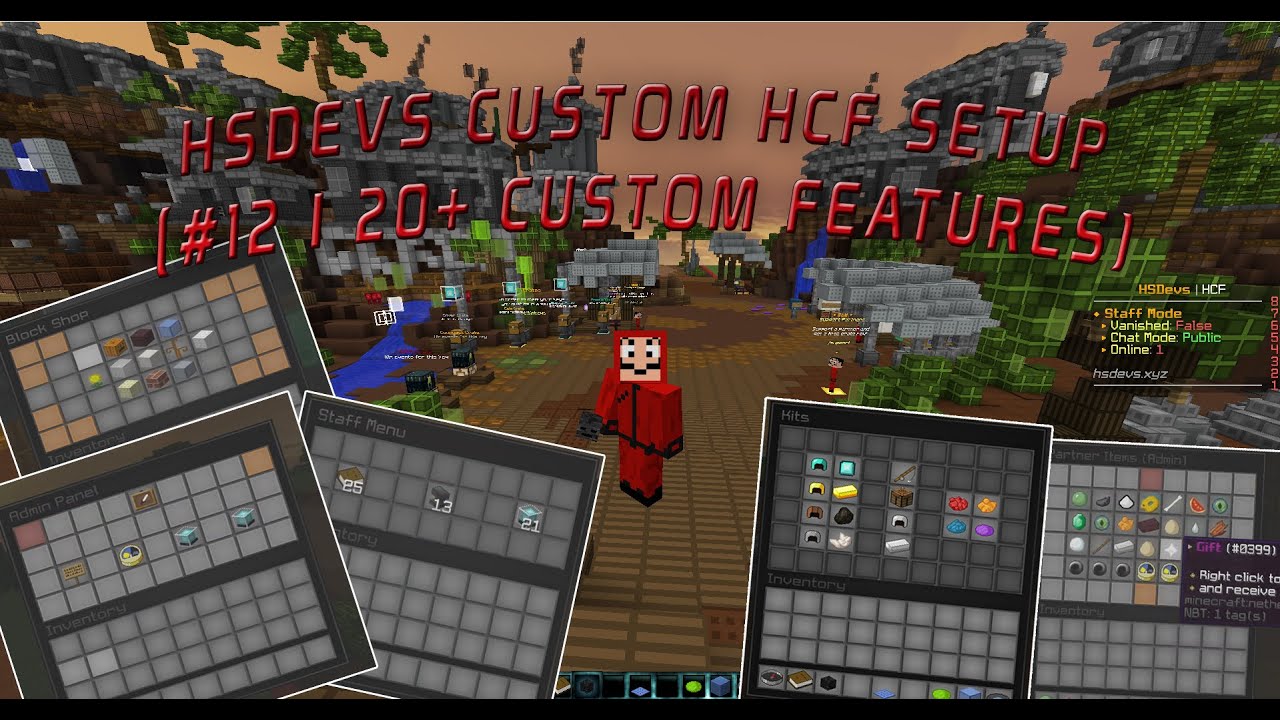 CUSTOM PREMADE HCF SERVER! | 20+ CUSTOM FEATURES! | NEW HCF CORE! | #12 (3.20$)