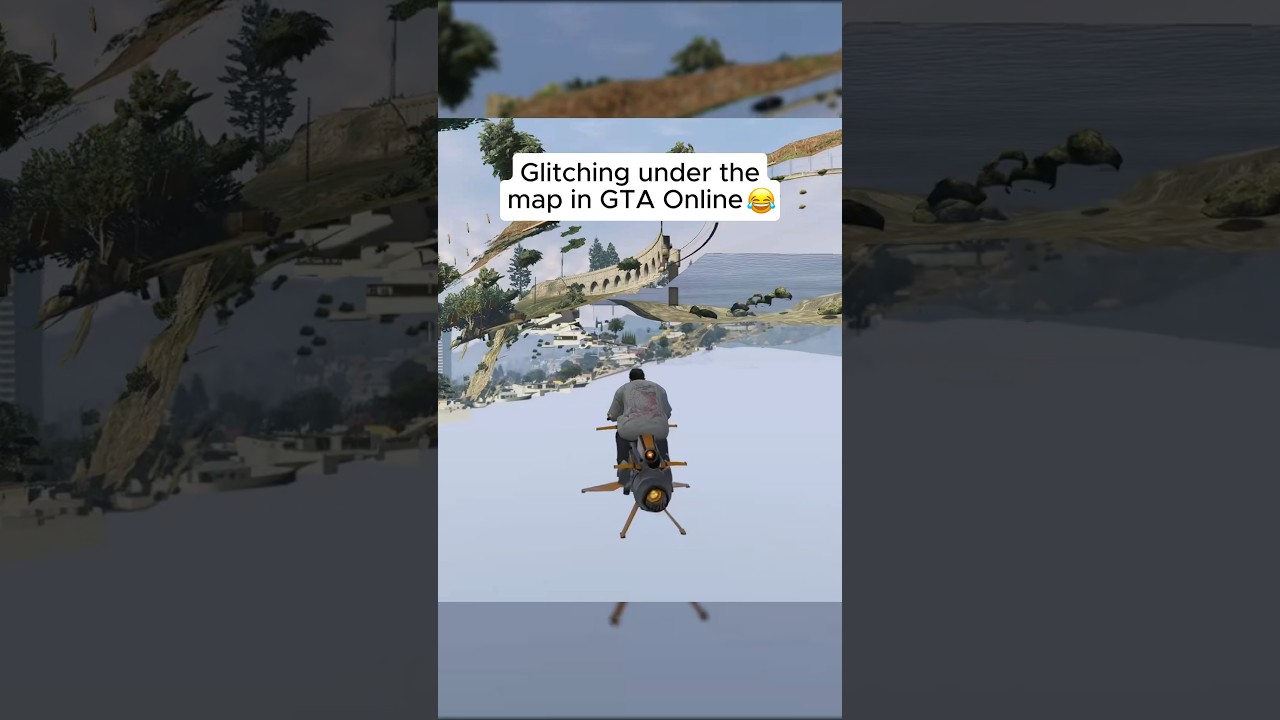 How to glitch under the map in GTA 😂
