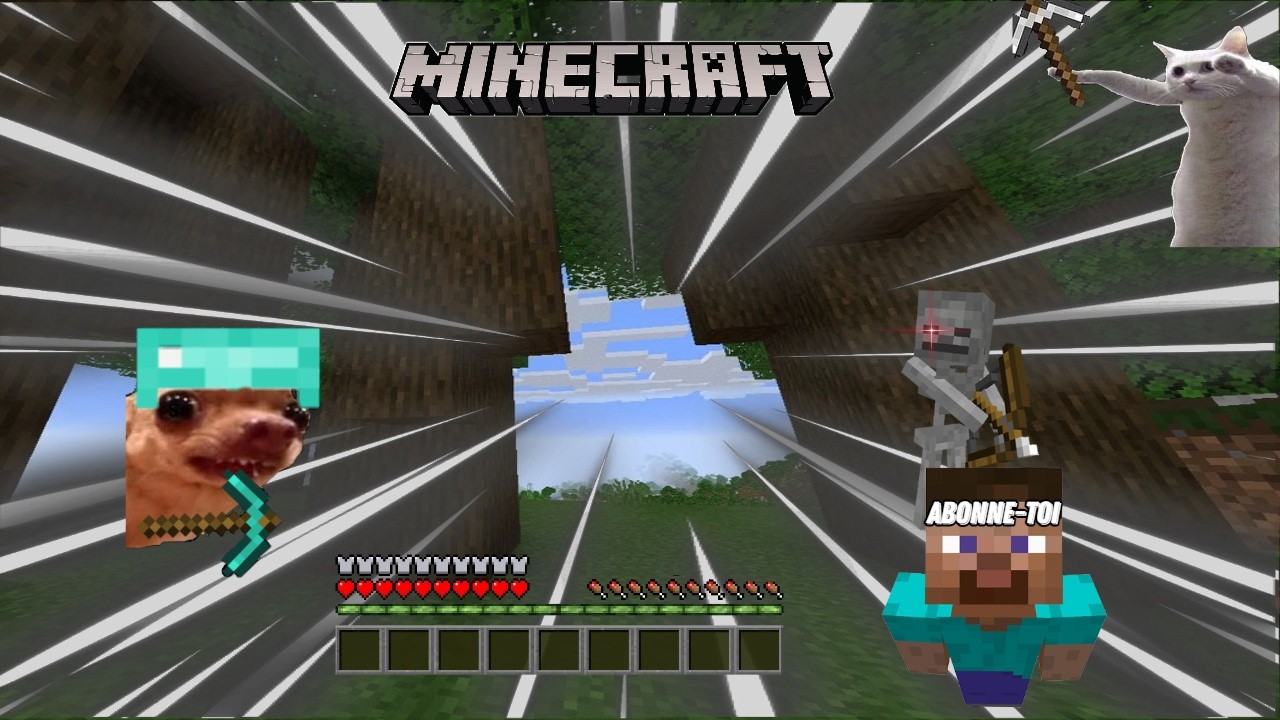 Ma premiere video MINECRAFT sur cette CHAINEEEEE!