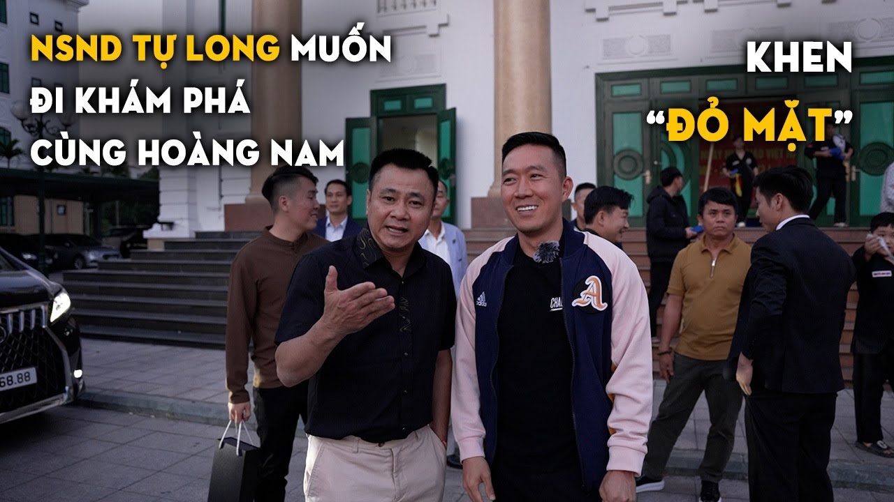 Hoàng Nam đỏ mặt được NSND Tự Long, ca sĩ Quang Lê khen