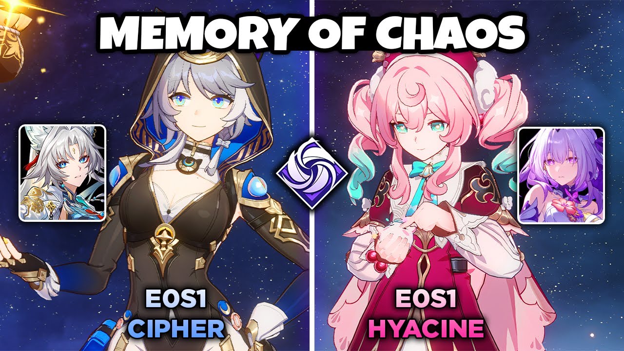 NEW UPDATE! E0S1 Hyacine x Castorice and E0S1 Cipher Showcase | MOC 3.3 - Honkai: Star Rail