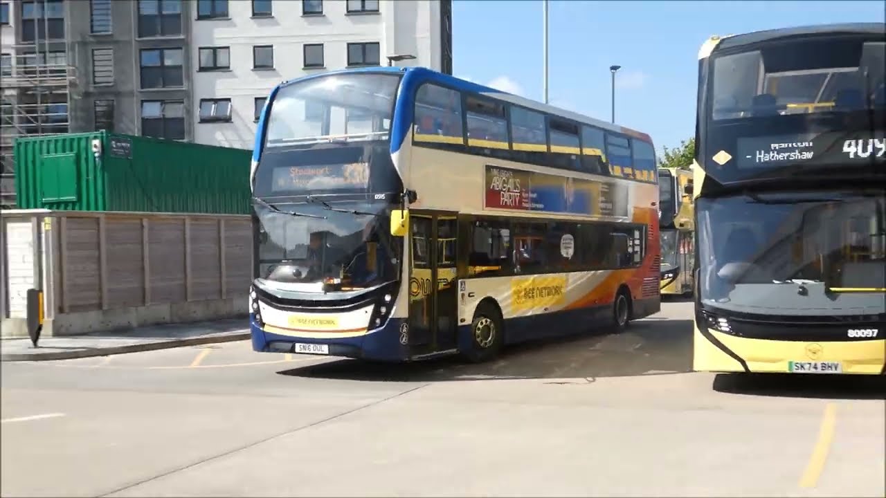 (FHD) Bus Spotting At Ashton Interchange On 24/04/2025