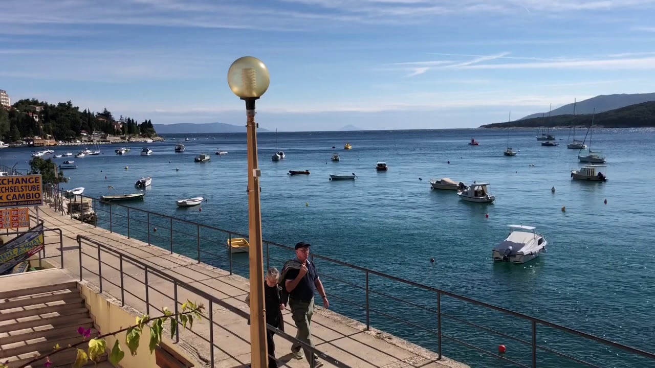 Rabac Croatia - The view from my Balcony.