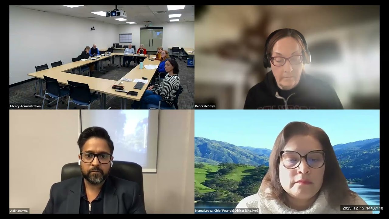 December 15, 2025 - Finance Committee Meeting