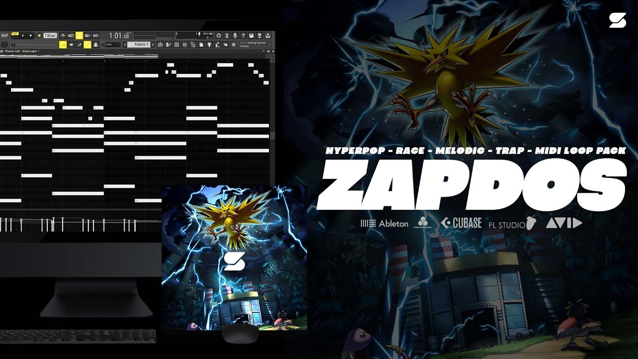 (50) Best FREE Rage MIDI Loop Kit 2026 - ZAPDOS (PLAYBOI CARTI, KEN CARSON, DESTROY LONELY, HYPERPOP