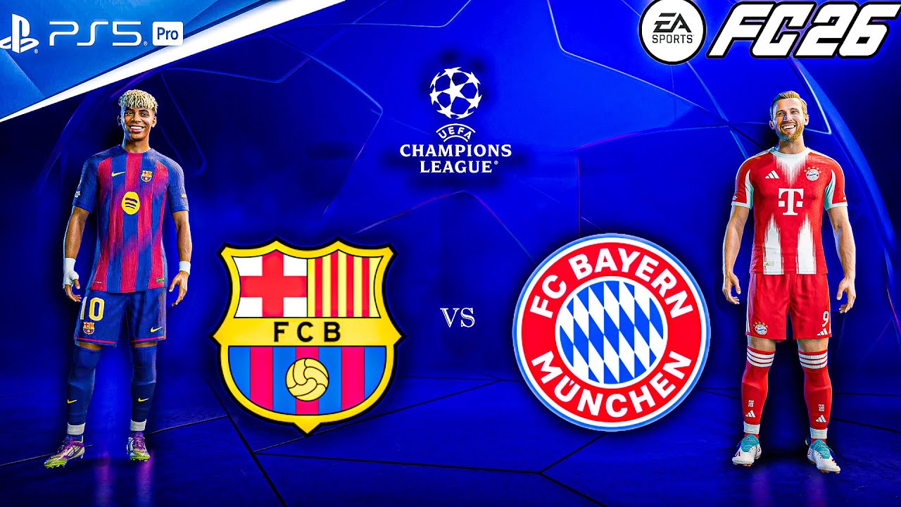 FC 26 - Barcelona Vs Bayern Munich - UEFA Champions League 25/26 FINAL - PS5™ Pro [4K60]