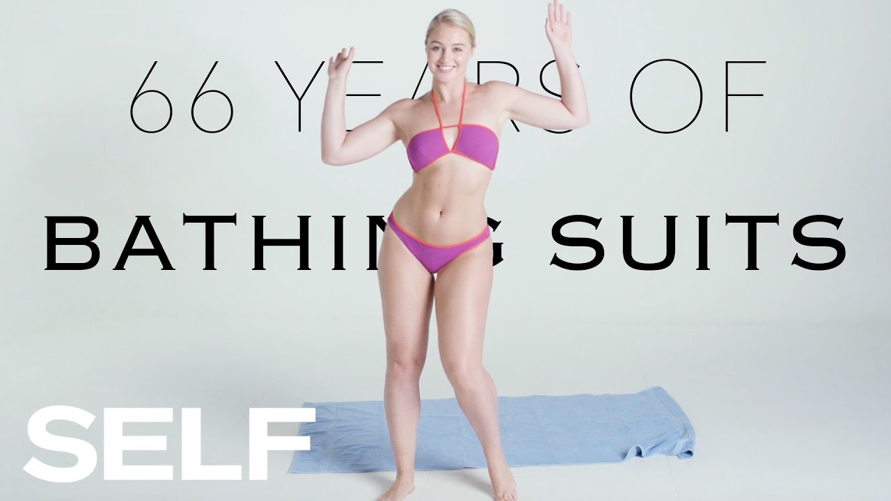 66 Years of Bathing Suits Ft. Iskra Lawrence | SELF