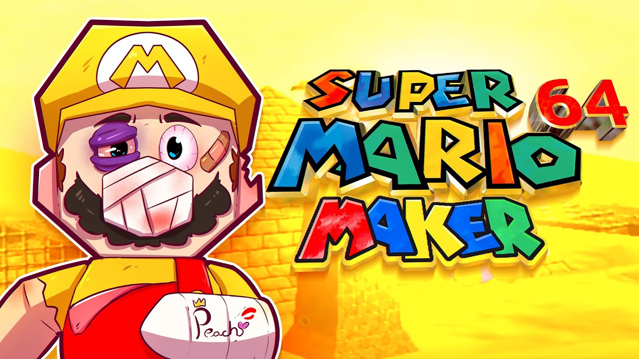 Sofrendo nas fases do MARIO MAKER 64! (Mario Maker 3D/Mario Builder 64)