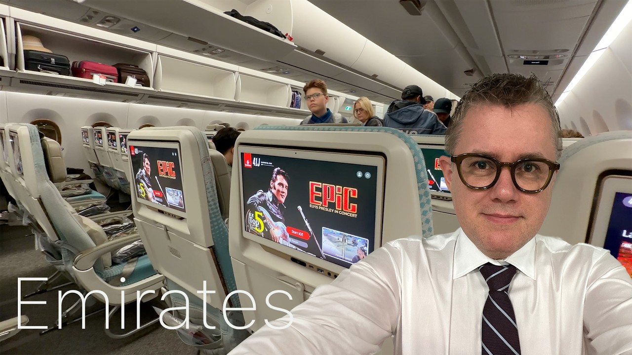Emirates to Moscow. Newest Airbus A350 and legendary Airbus A380