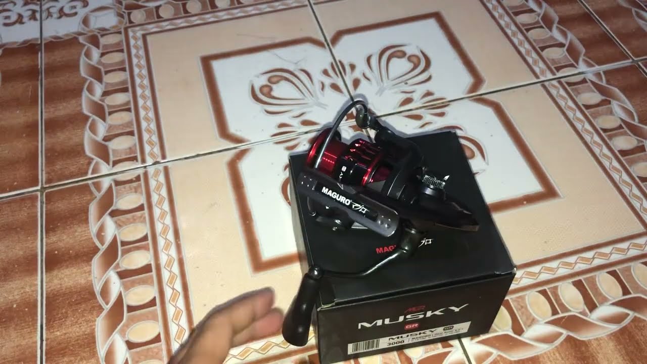 Review singkat Reel Maguro Musky SW 3000 harga murah banget cuma 300ribuan !!!