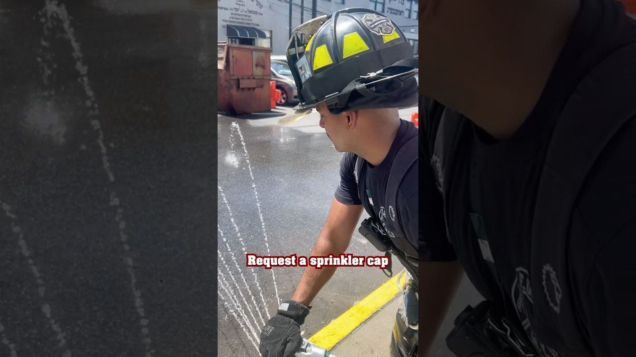 New York City is experiencing a heat wave 🥵☀️ The #FDNY wants to help you cool off &mdash; SAFELY.