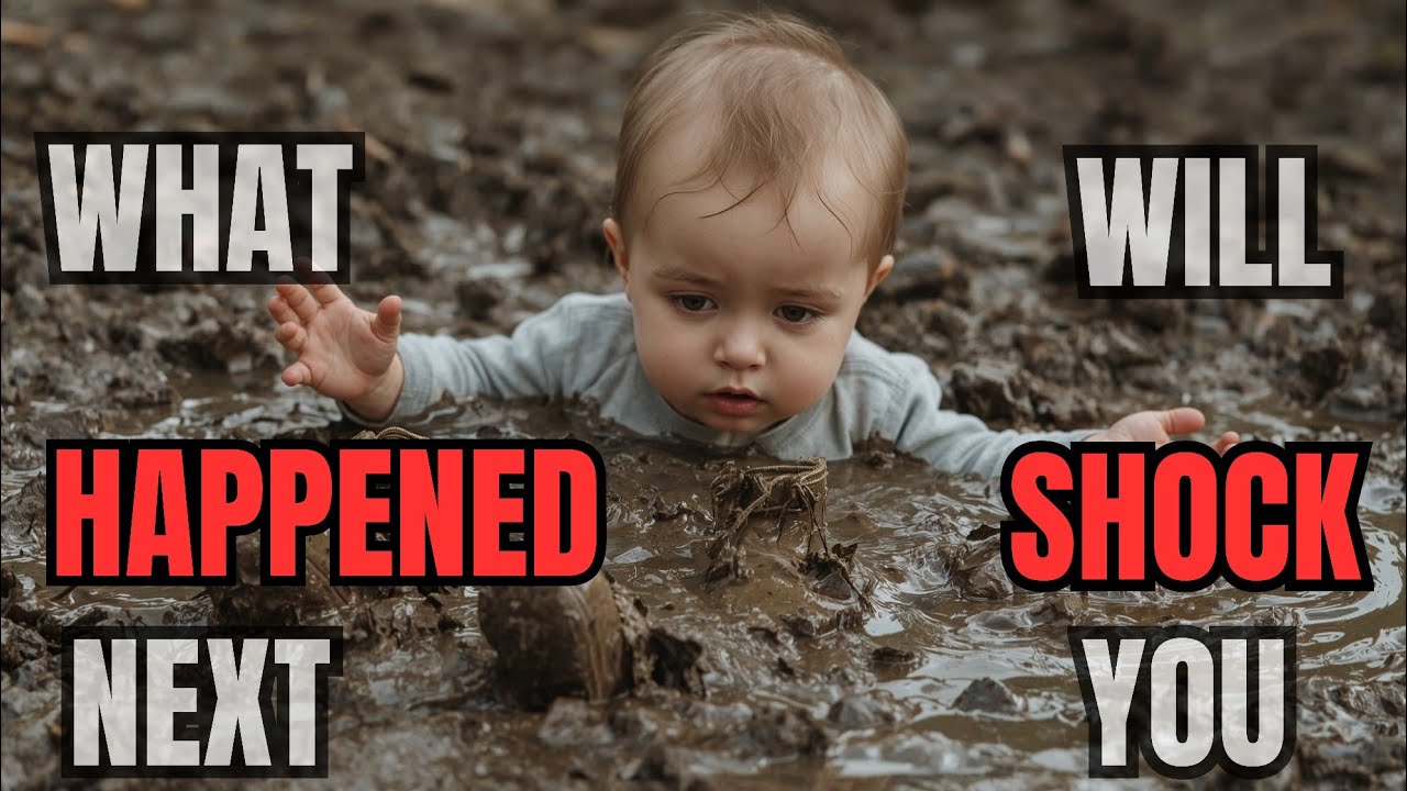 Rescue Mission: Baby In Distress Stuck In Mud | Baby Stuck In Mud | Cat Calms Crying Baby