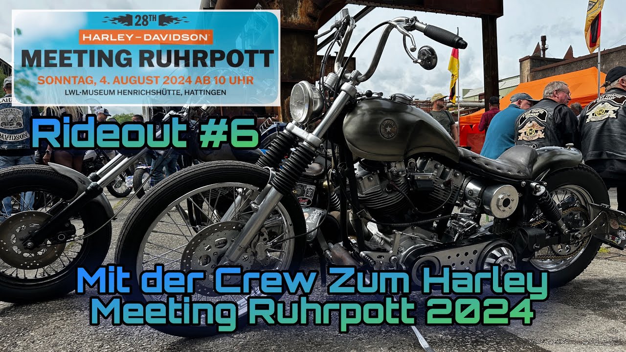 Harley Davidson Meeting Ruhrpott 2024 | Rideout Harley Meeting Hattingen | #motovlog #bikelife