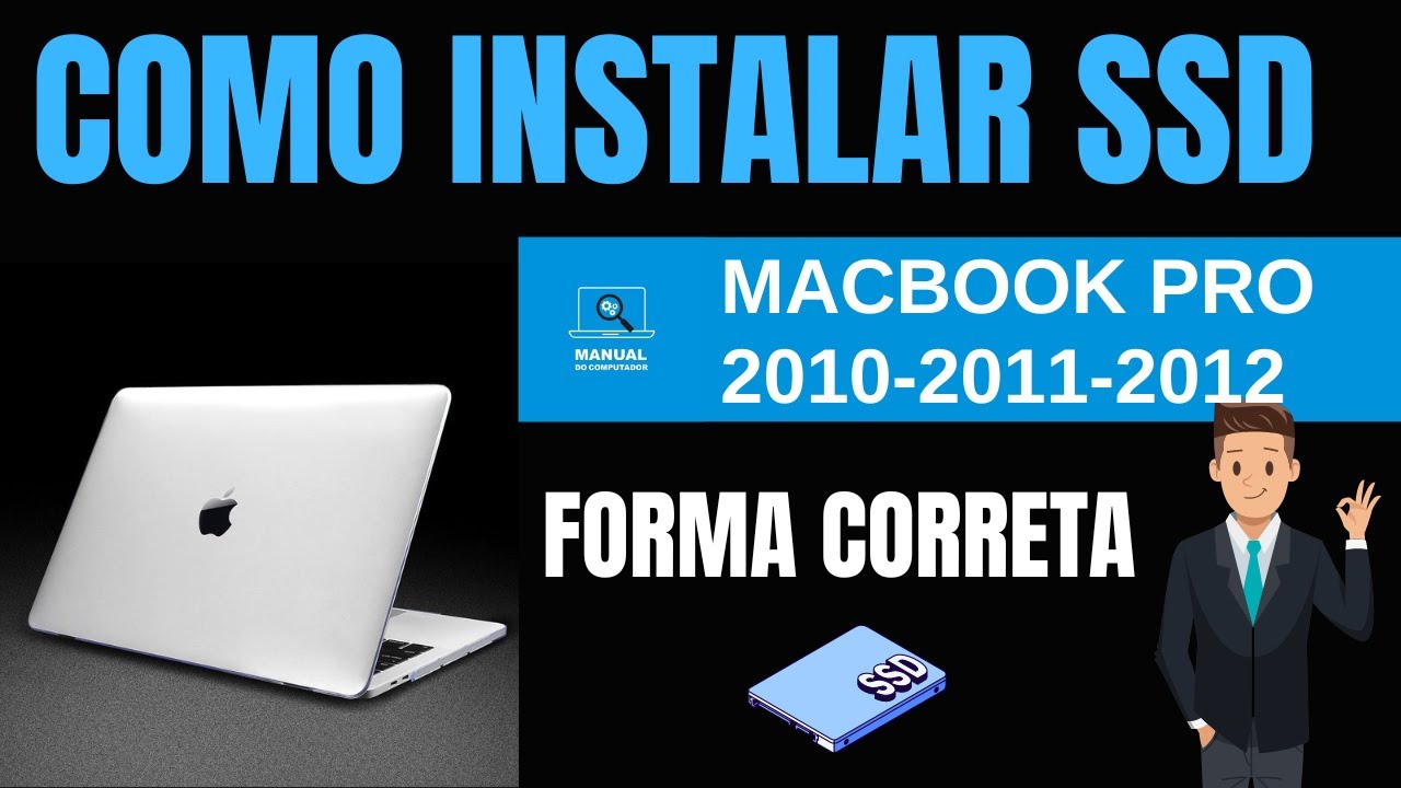 APRENDA COMO TROCAR O SSD DO MACBOOK PRO A1278 ANO 2010 2011 2012. PASSO A PASSO  DEFINITIVO