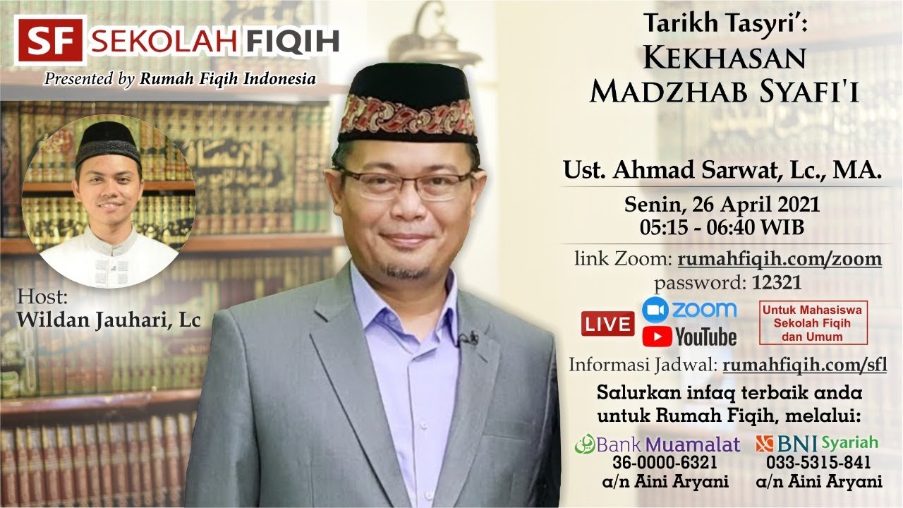 Mazhab Syafii : Fiqih Khas Mazhab Syafii 1 - Ustadz Ahmad Sarwat, Lc., MA