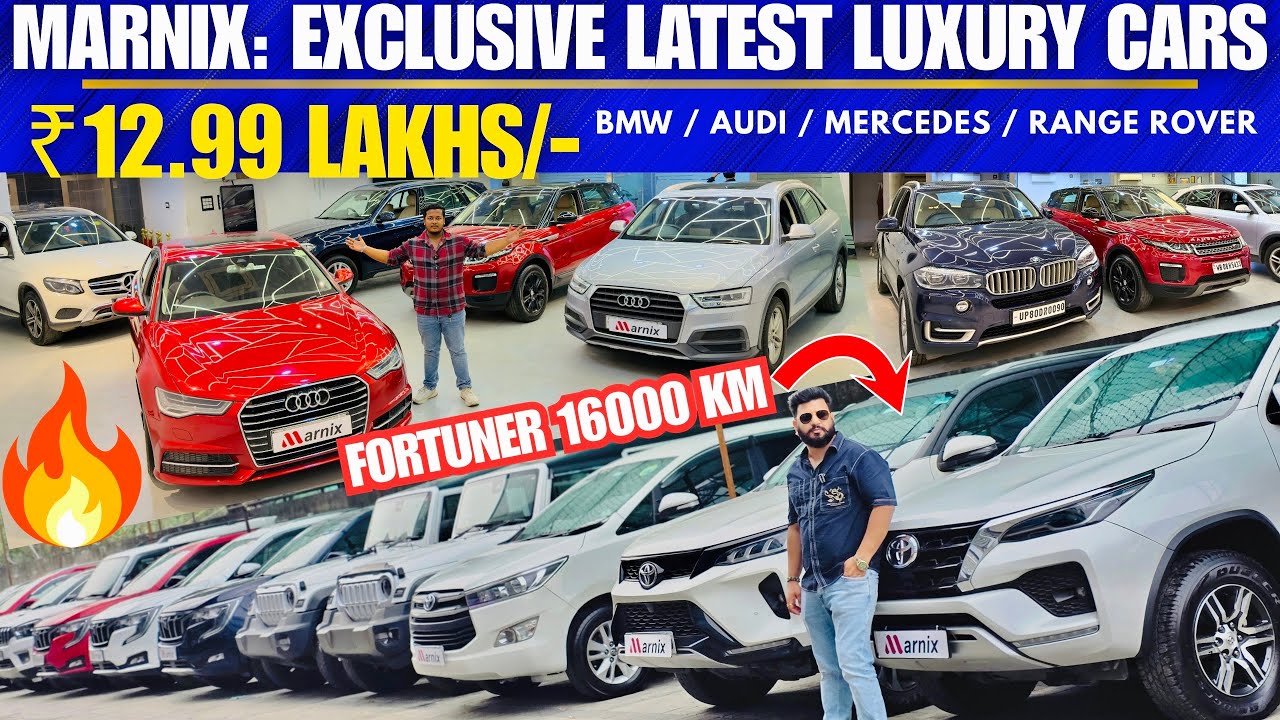 Marnix Exclusive Premium Cars🔥Mercedes,BMW,Audi,Fortuner,Thar Roxx | Second hand luxury cars 