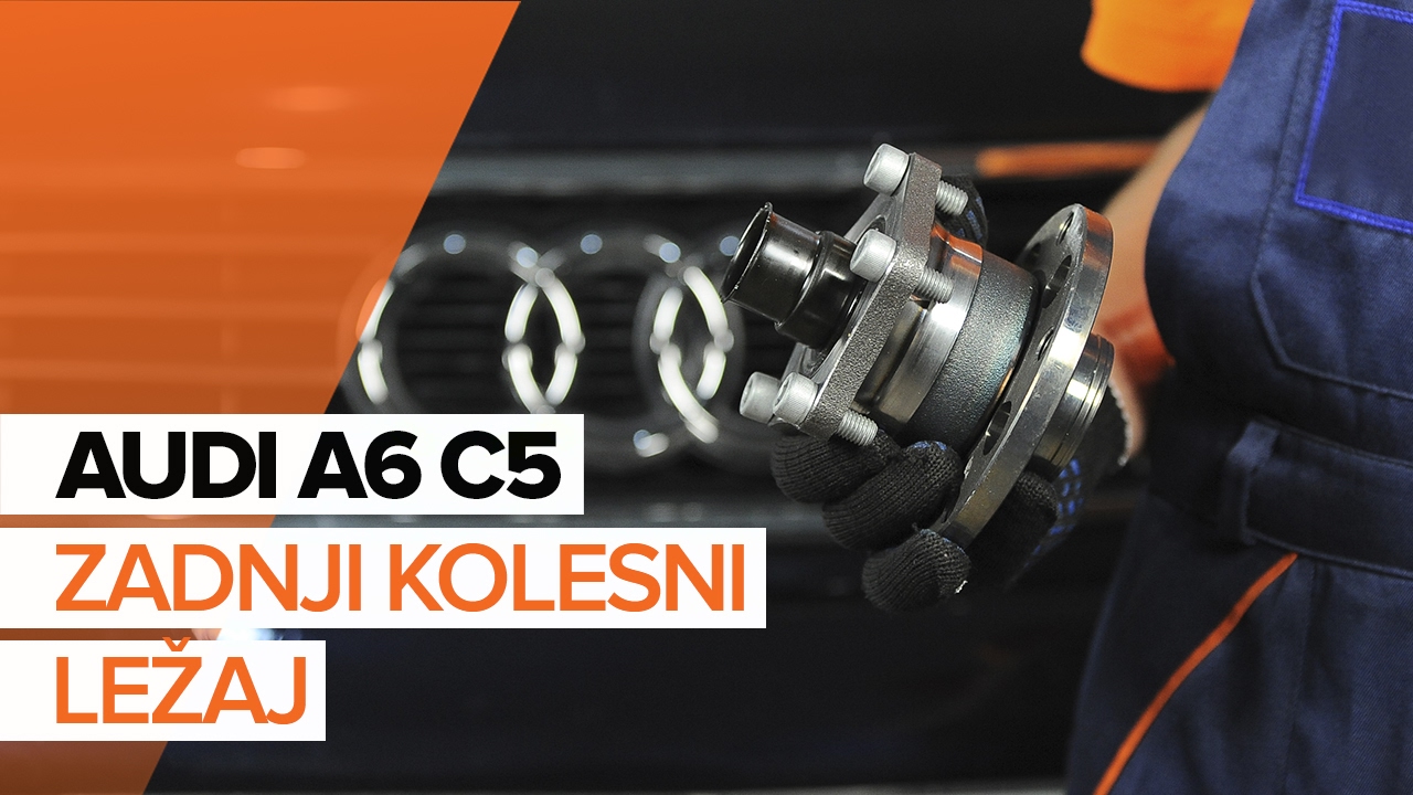 Kako zamenjati zadnji kolesni ležaji na AUDI A6 C5 VODIČ | AUTODOC