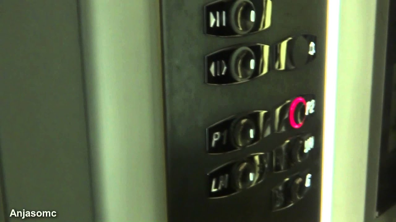 Otis 2000 VF elevators at Debenhams, Oracle Shopping Centre, Reading