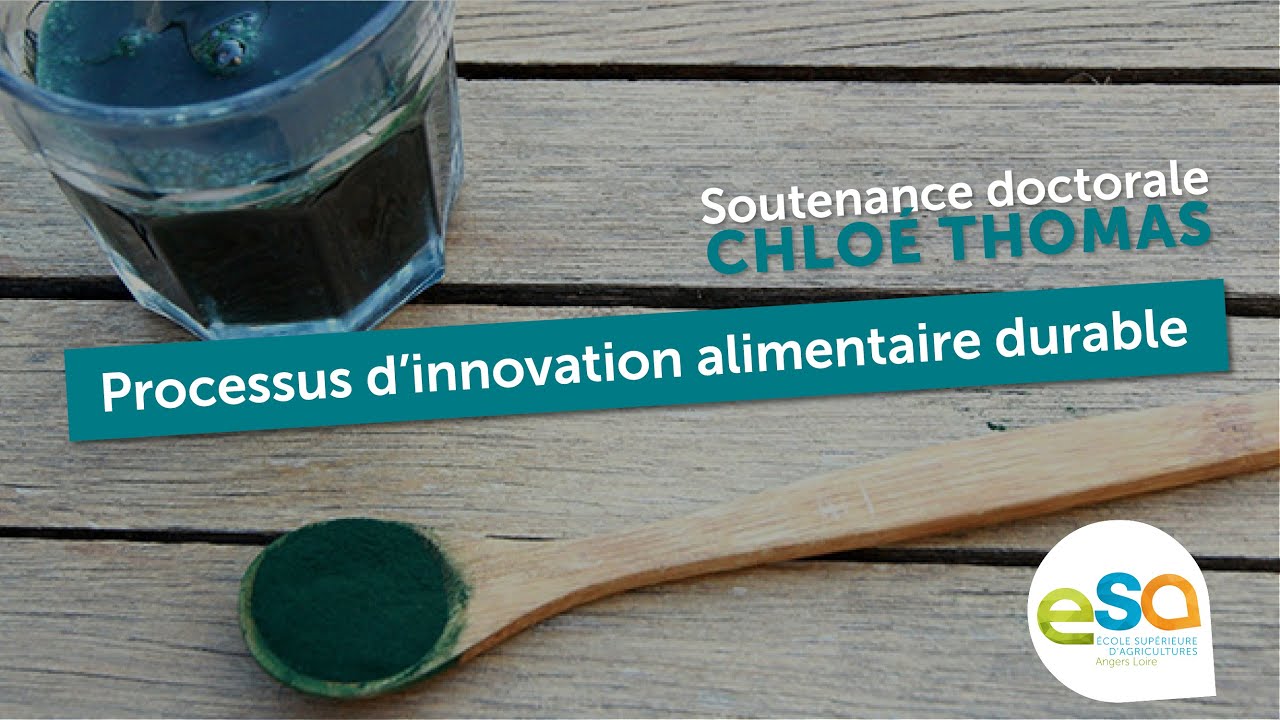 Processus d’innovation alimentaire durable | Soutenance doctorale Chloé Thomas, ESA Angers