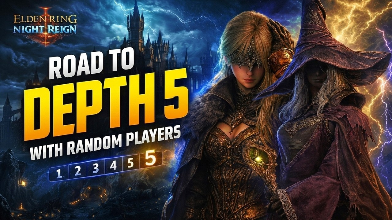 Elden Ring Nightreign LIVE PS 5 Gameplay | Road to Depth 5 with Randoms!!