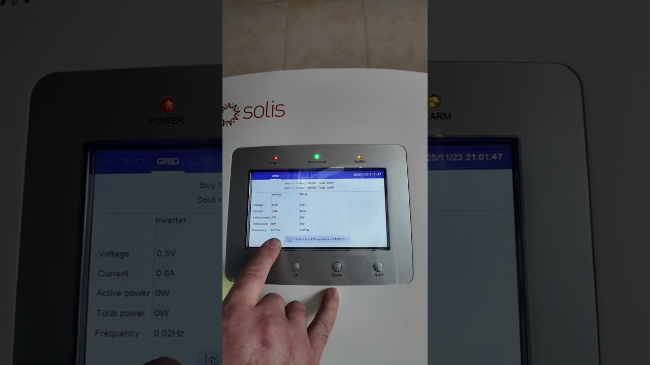 Настройка гибридного инвертора Solis 8kWt