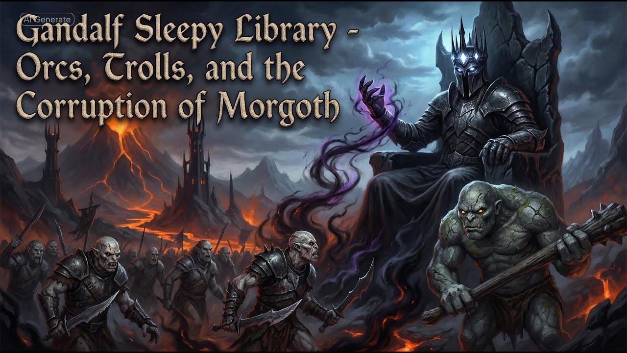 Gandalf Tales for Sleep | Orcs, Trolls, and the Corruption of Morgoth