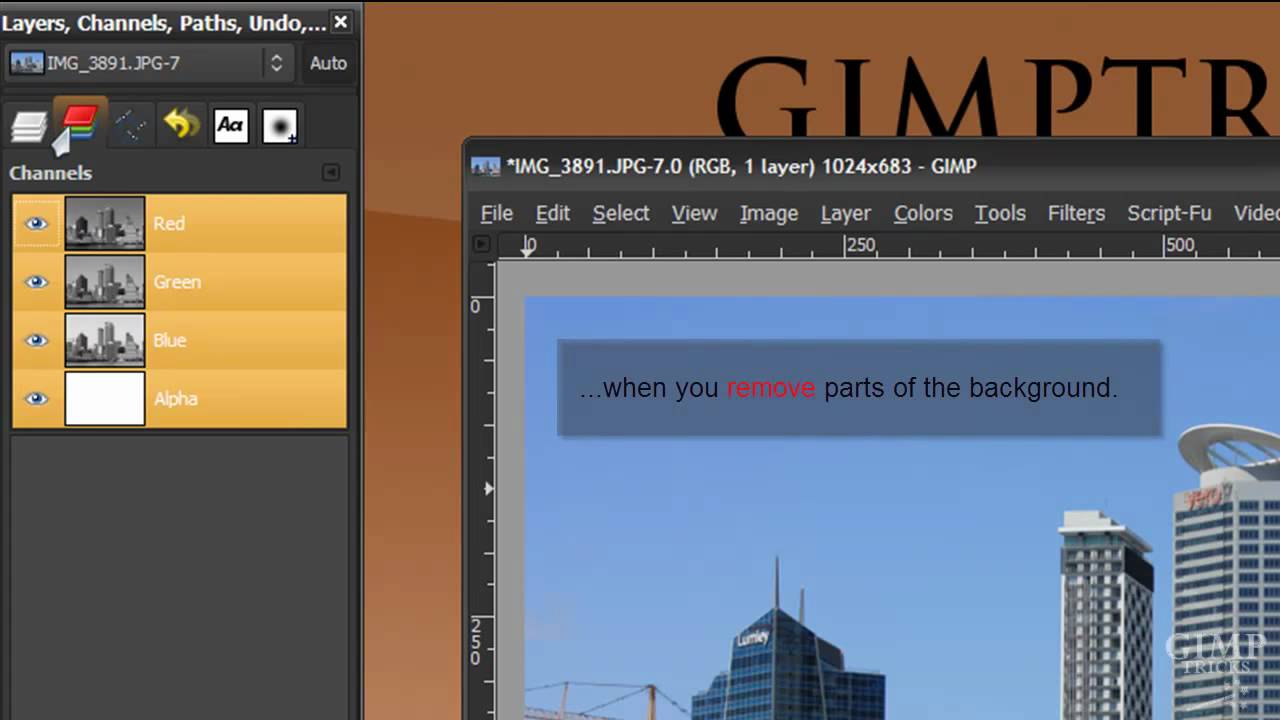 GIMP- What does 