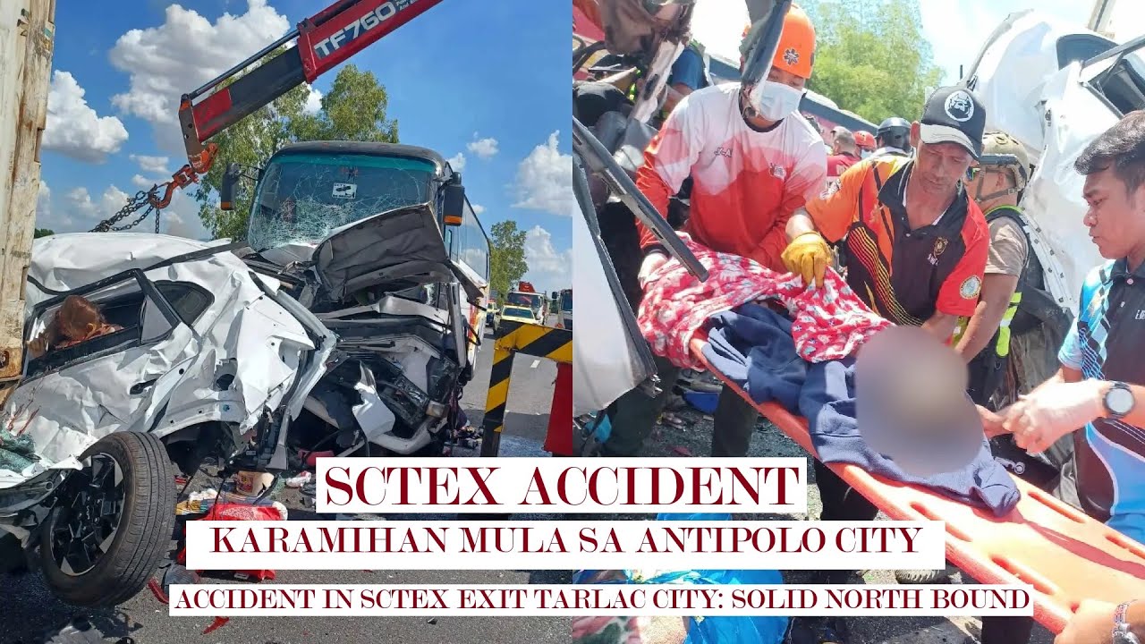 ACCIDENT IN SCTEX EXIT TARLAC CITY: SOLID NORTH BUS, KARAMIHAN MULA SA ANTIPOLO CITY MAY 1, 2025