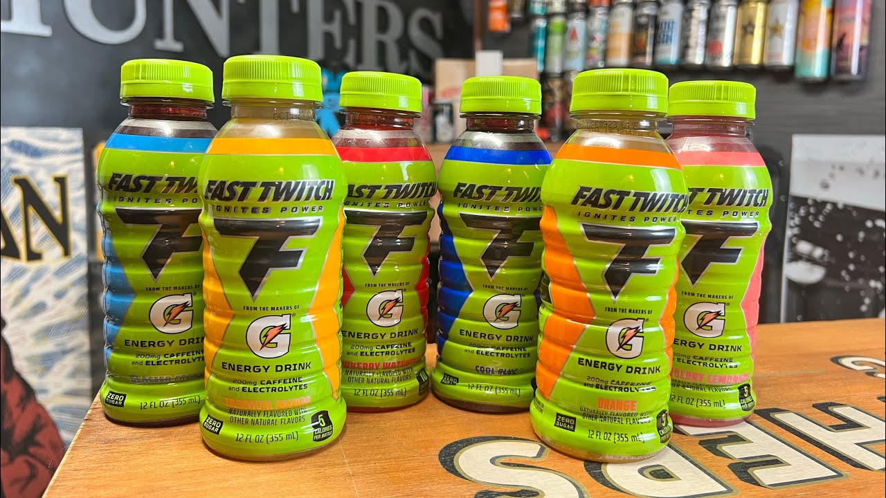 Fast Twitch Energy line up from Gatorade NEW!! 1
