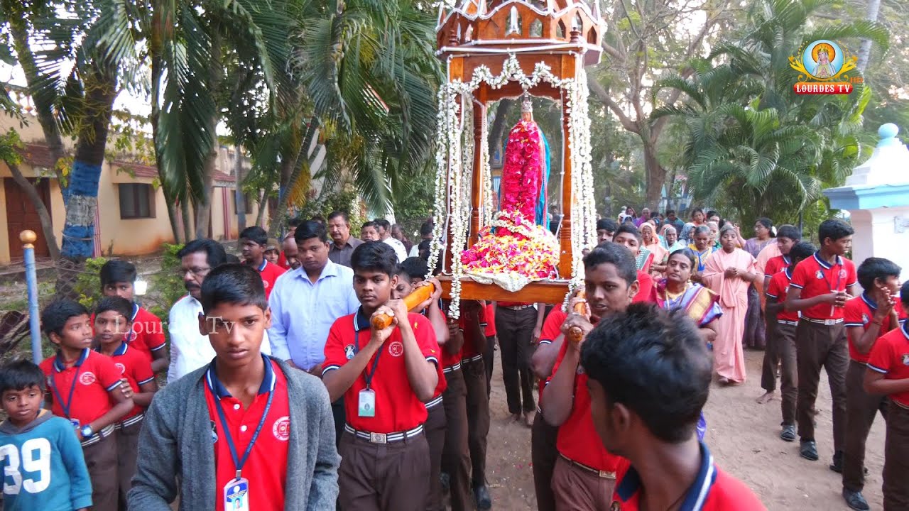 11 Feb  2025 - Villianur Lourdes Shrine Car Procession | Lourdes Tv