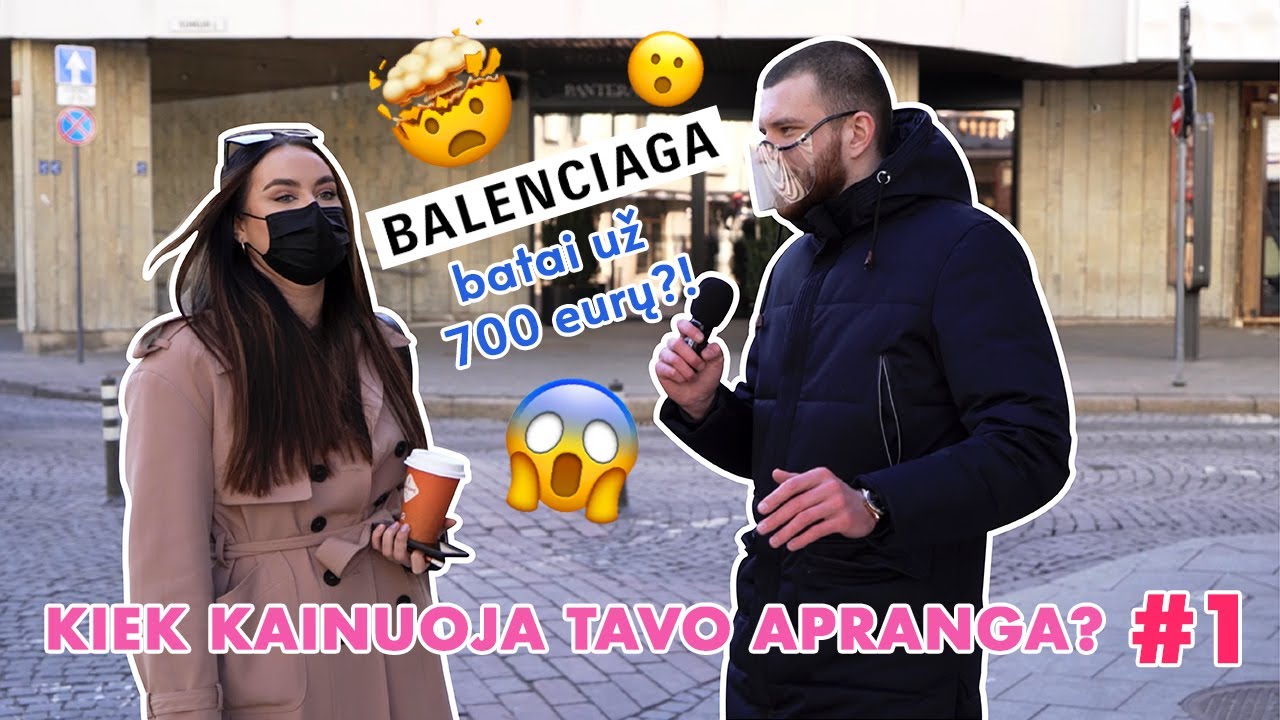 Kiek kainuoja tavo apranga? #1 BALENCIAGA BATAI UŽ 700 EURŲ!!!