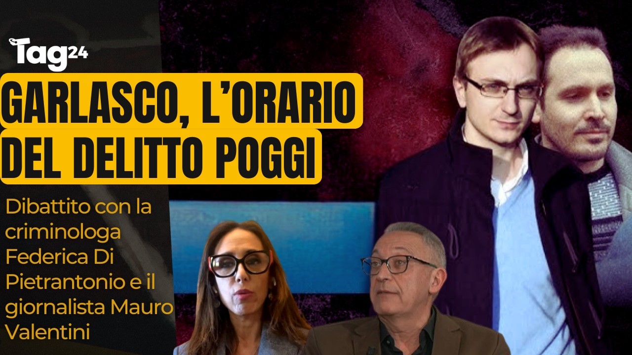 Garlasco, l'orario del delitto di Chiara Poggi: dibattito con Valentini e Di Pietrantonio