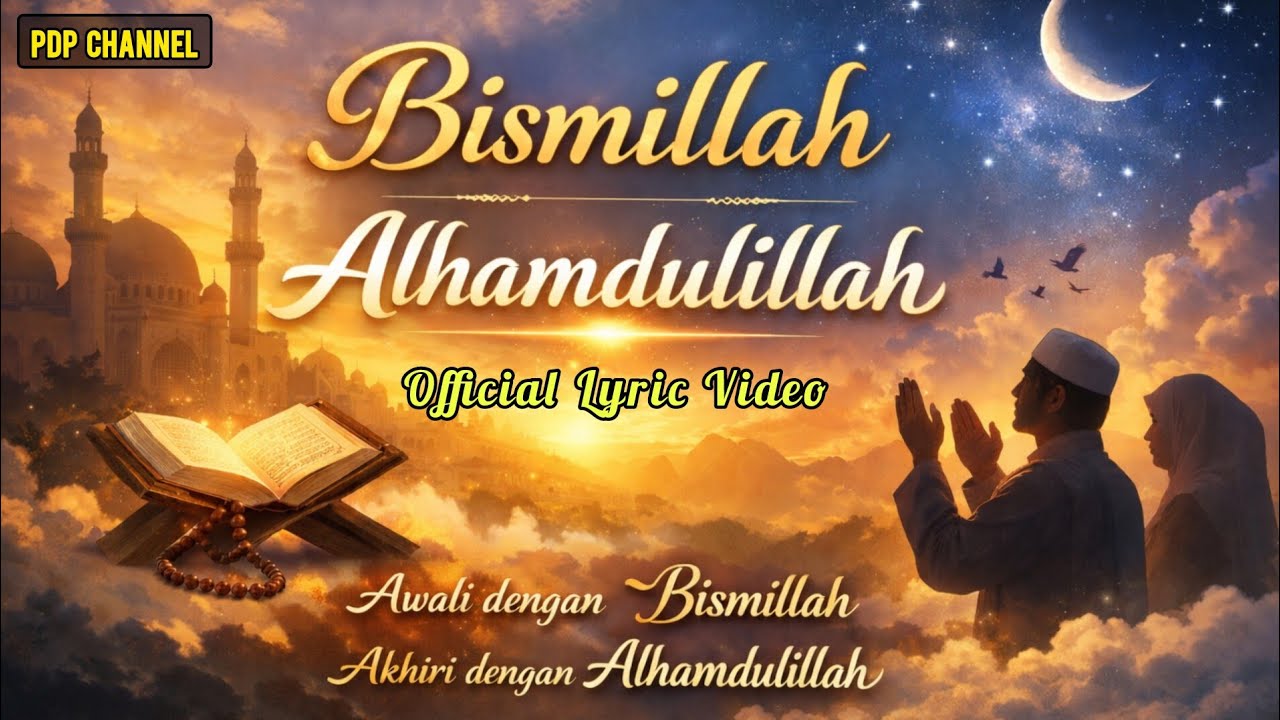 Bismillah Alhamdulillah - PDP | Video Musik Lirik | Lagu religi Islam terbaru 