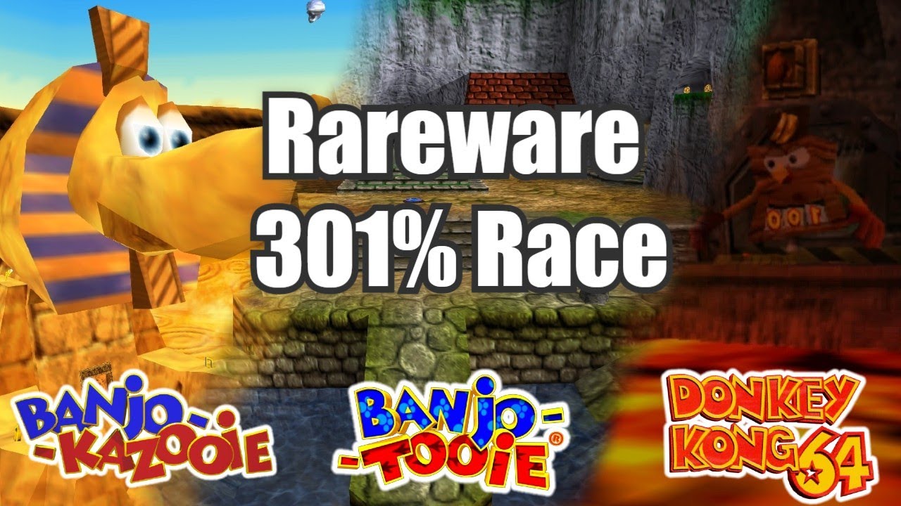 Rareware 301% Race in 12:22:25 (Part 1: Banjo-Kazooie & Banjo-Tooie)