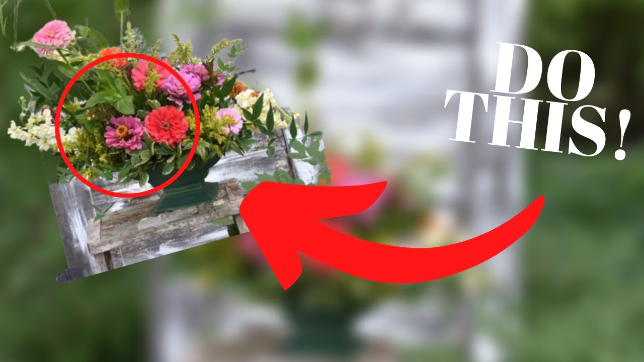 How to make an ASYMMETRICAL floral arrangement!