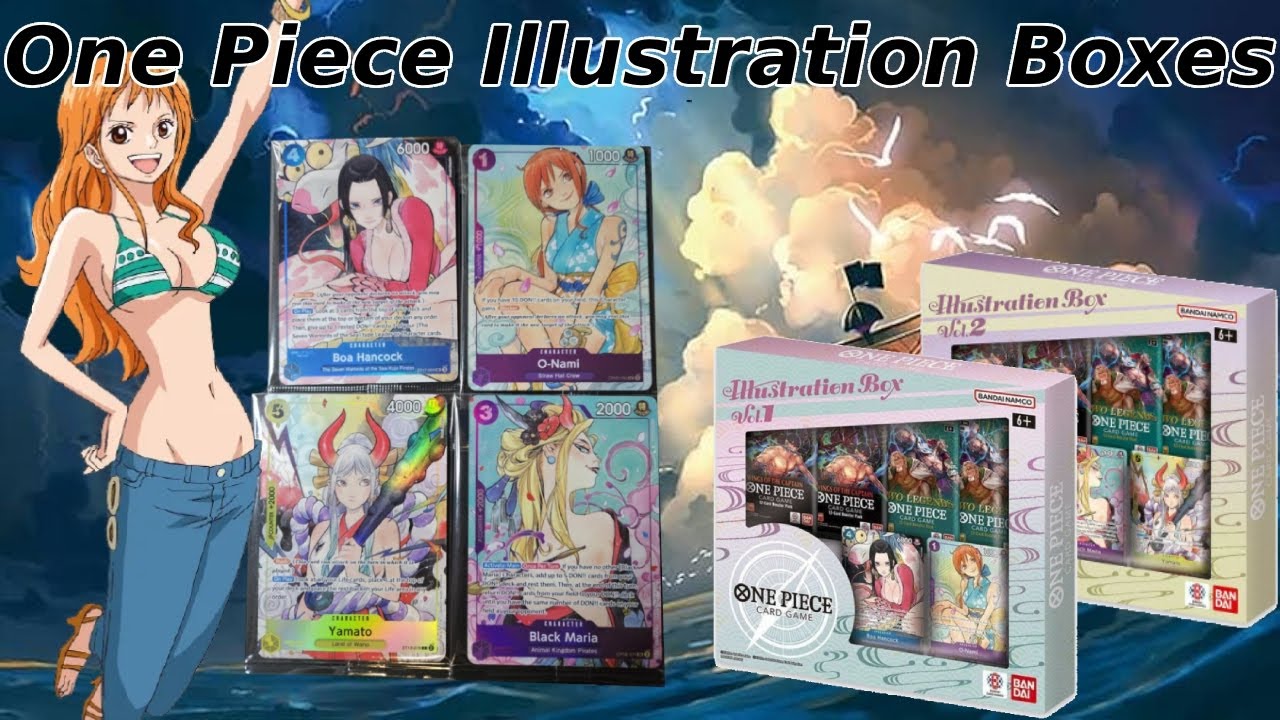 One Piece Illustration Boxes Vol. 1 and 2.  Amazing Promos 🤩 Two Legends and Wings of the Captain