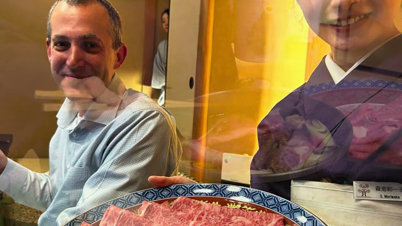 Sukiyaki Ryotei at Tsukiji Jisaku, Tokyo, Japan