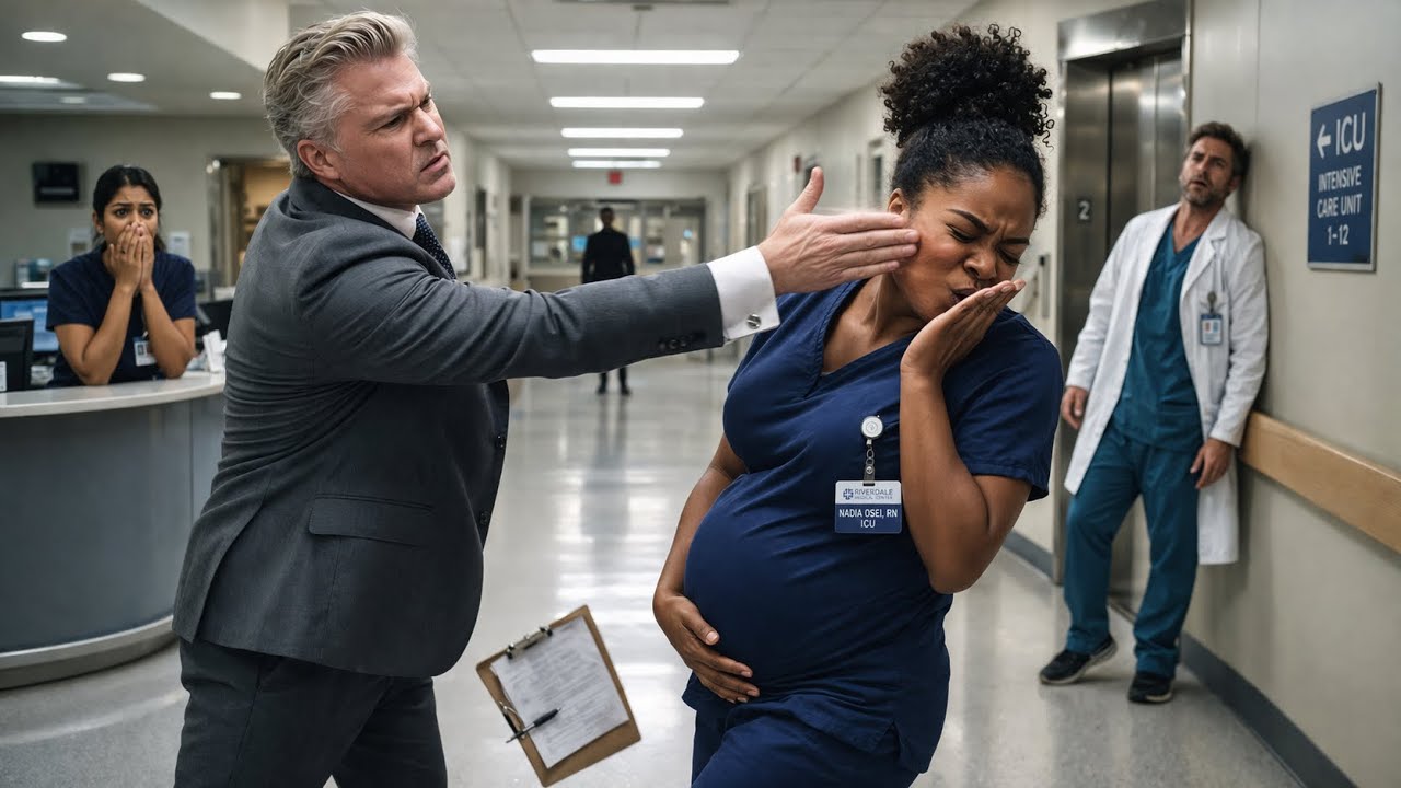 Arrogant Billionaire Slapped Pregnant Nurse and Walked Away Smiling. He Had No Idea Who Her Brother.