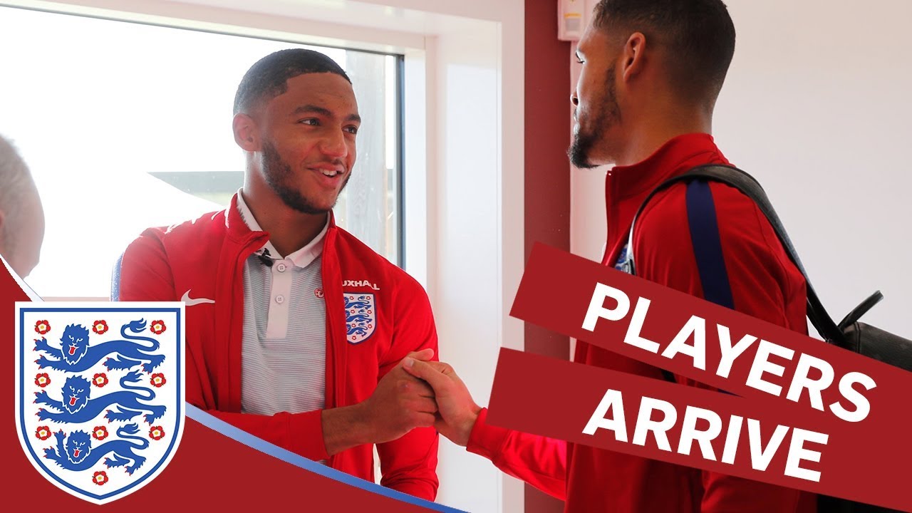 England Players Arrive at Camp Ahead of Brazil and Germany Matches | Inside Access