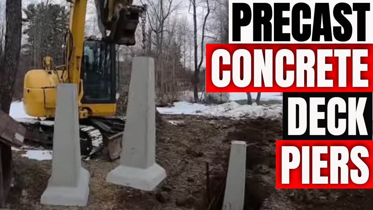 Concrete precast deck piers better than sonotubes