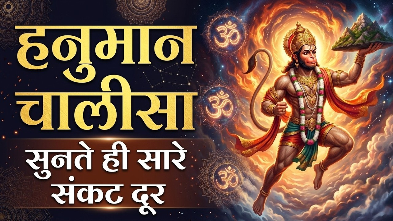 हनुमान चालीसा | Shri Hanuman Chalisa Full | संकटमोचन हनुमान जी | बजरंगबली भजन |
