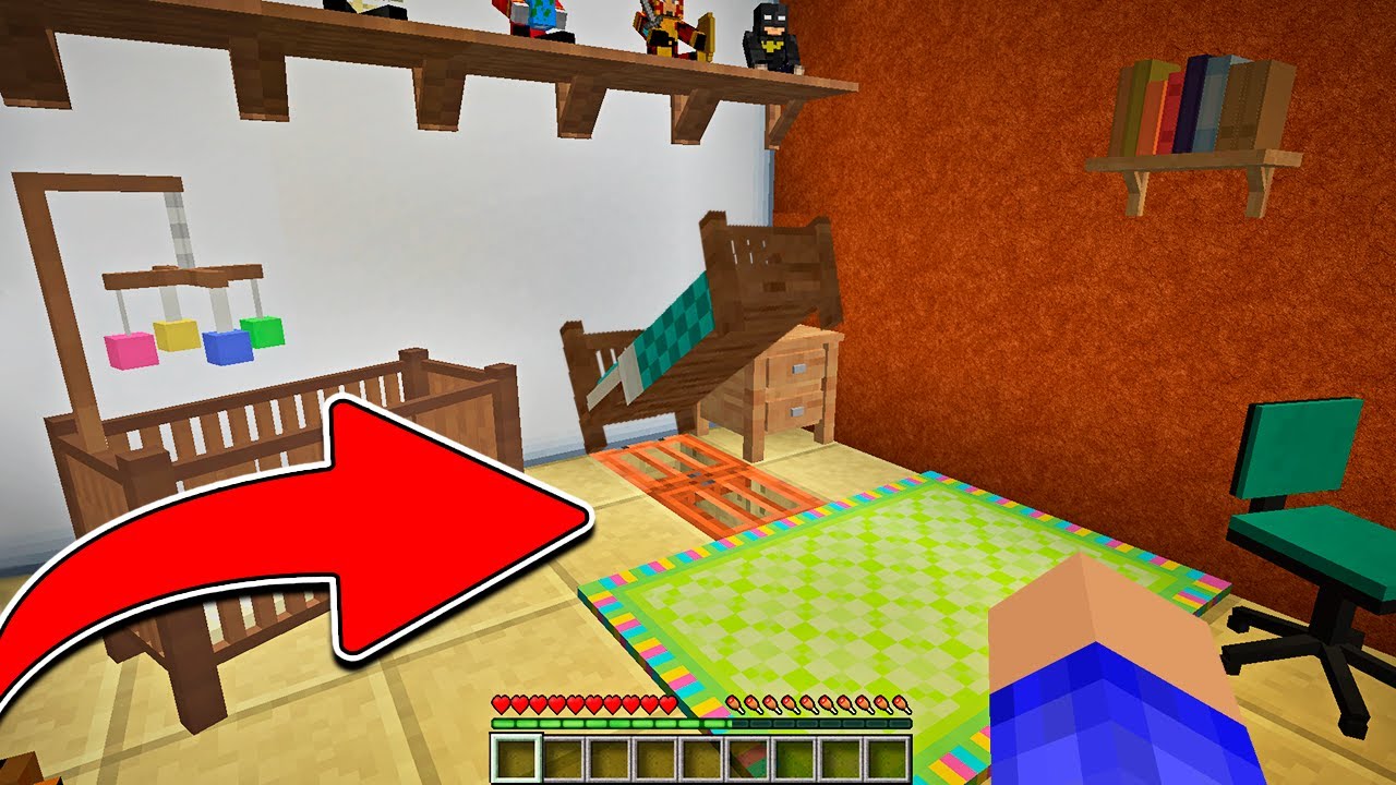 ENCUENTRO UN PASADIZO SECRETO DEBAJO DE LA CAMA DE MI HIJO EN MINECRAFT TROLL 😱
