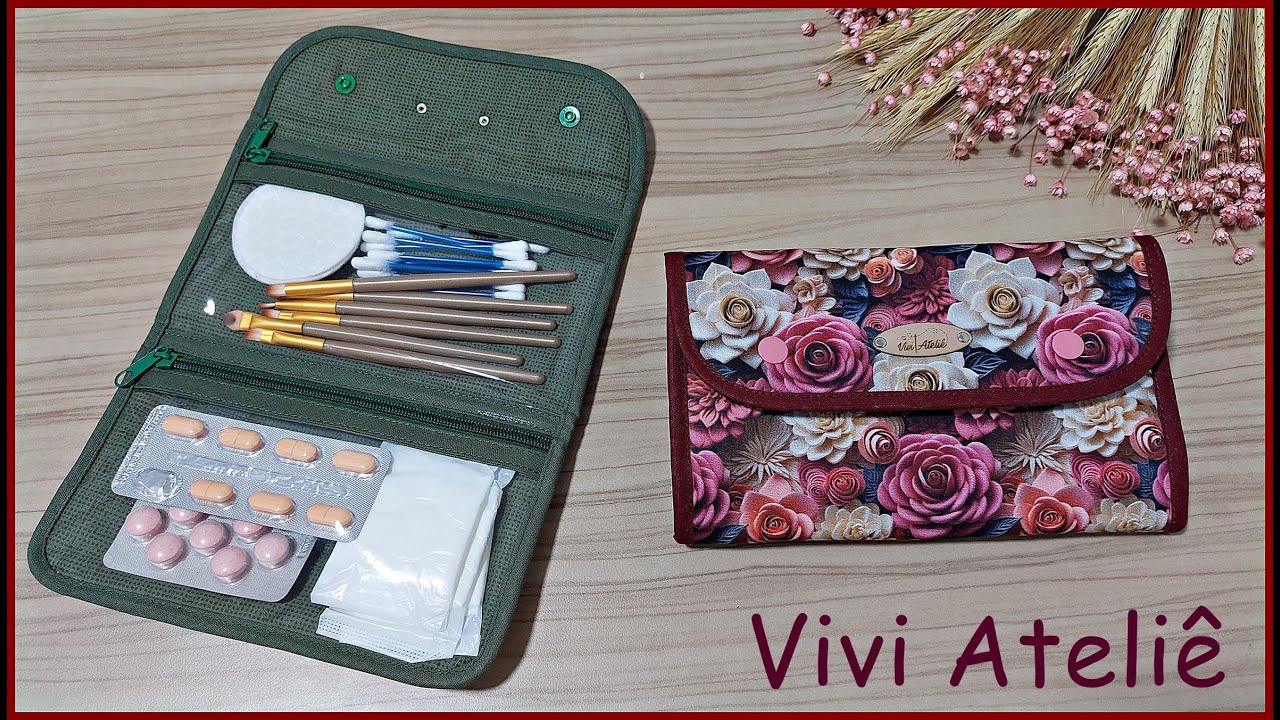 Nécessaire Organizadora Vivi | Passo a Passo | Vivi Ateliê