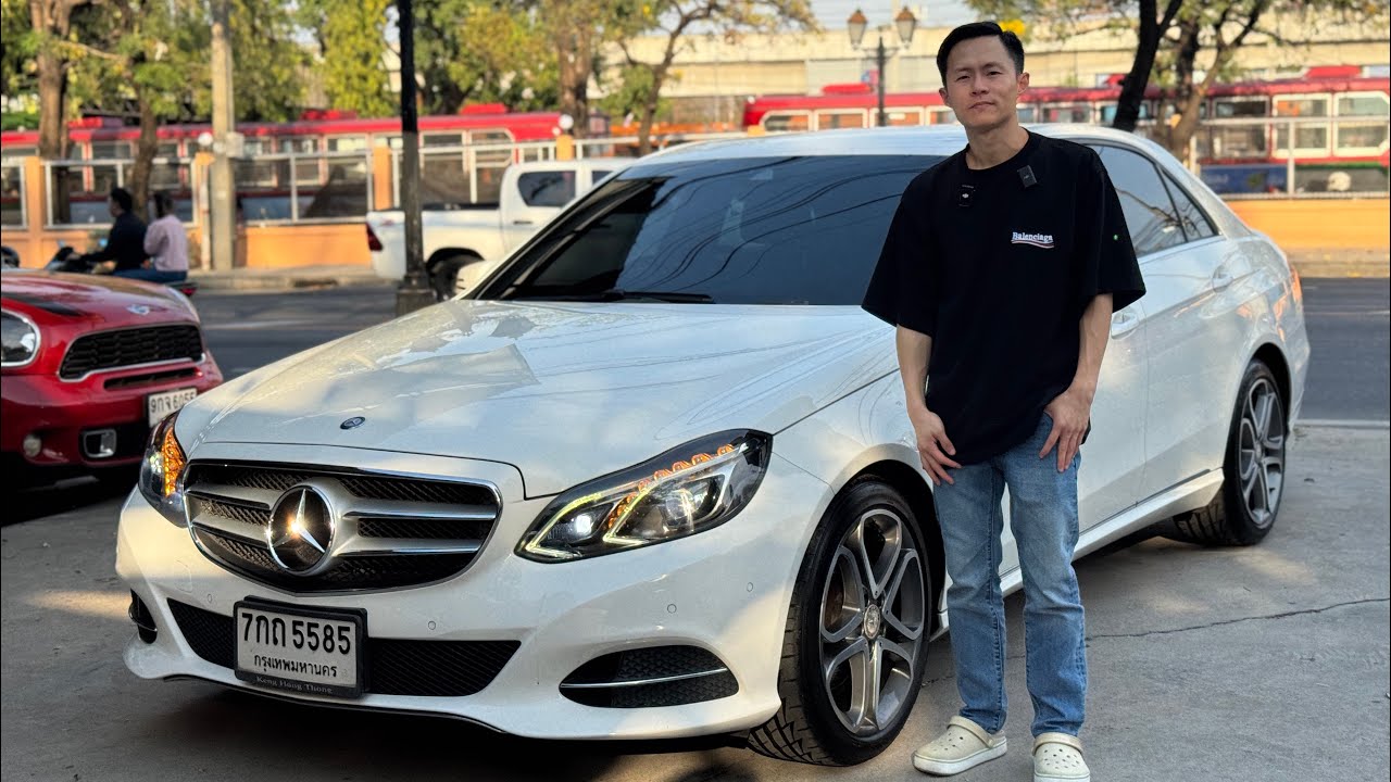 🚗BENZ E-CLASS E200 EDITION E W212 FACELIFT 2015 สีขาว ✅ราคา 689,000 บาท 🛣️ไมล์น้อย 100,000 กิโลเมตร