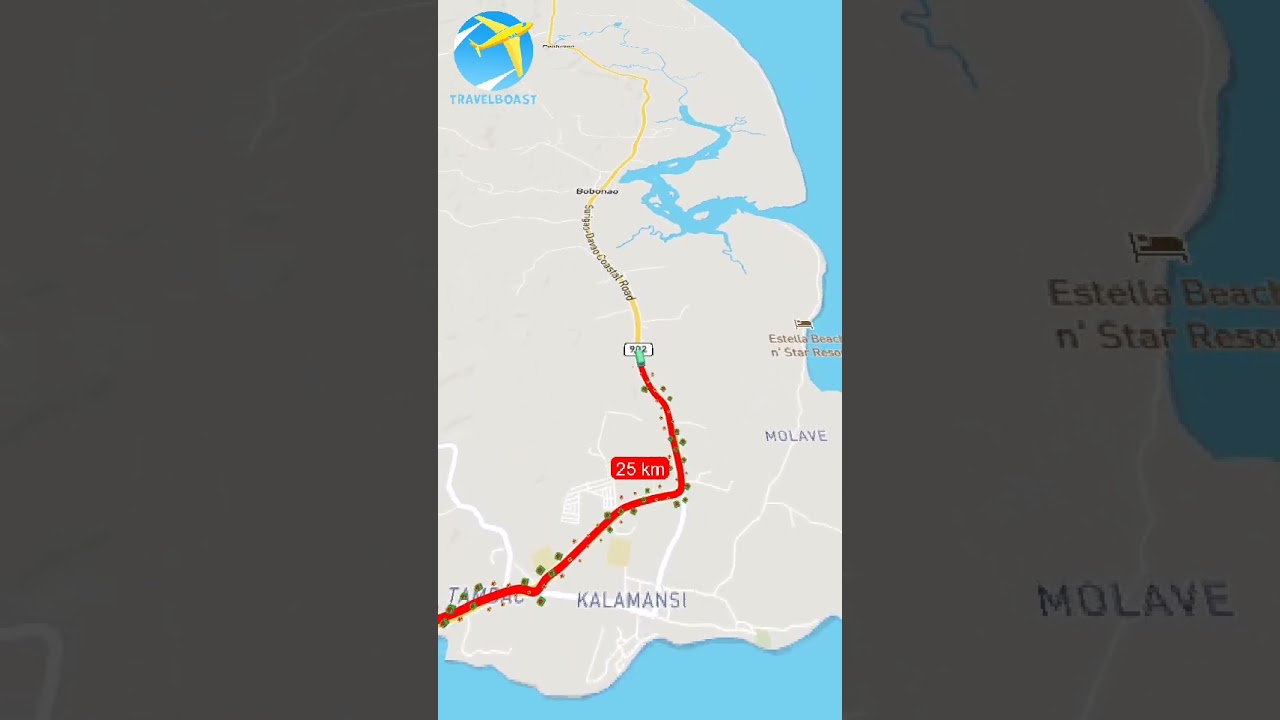 🚦 Caraga. ➡️.🚦Baganga, Davao Oriental TRACKING DAVAO REGION 2024 #travel #map #shorts
