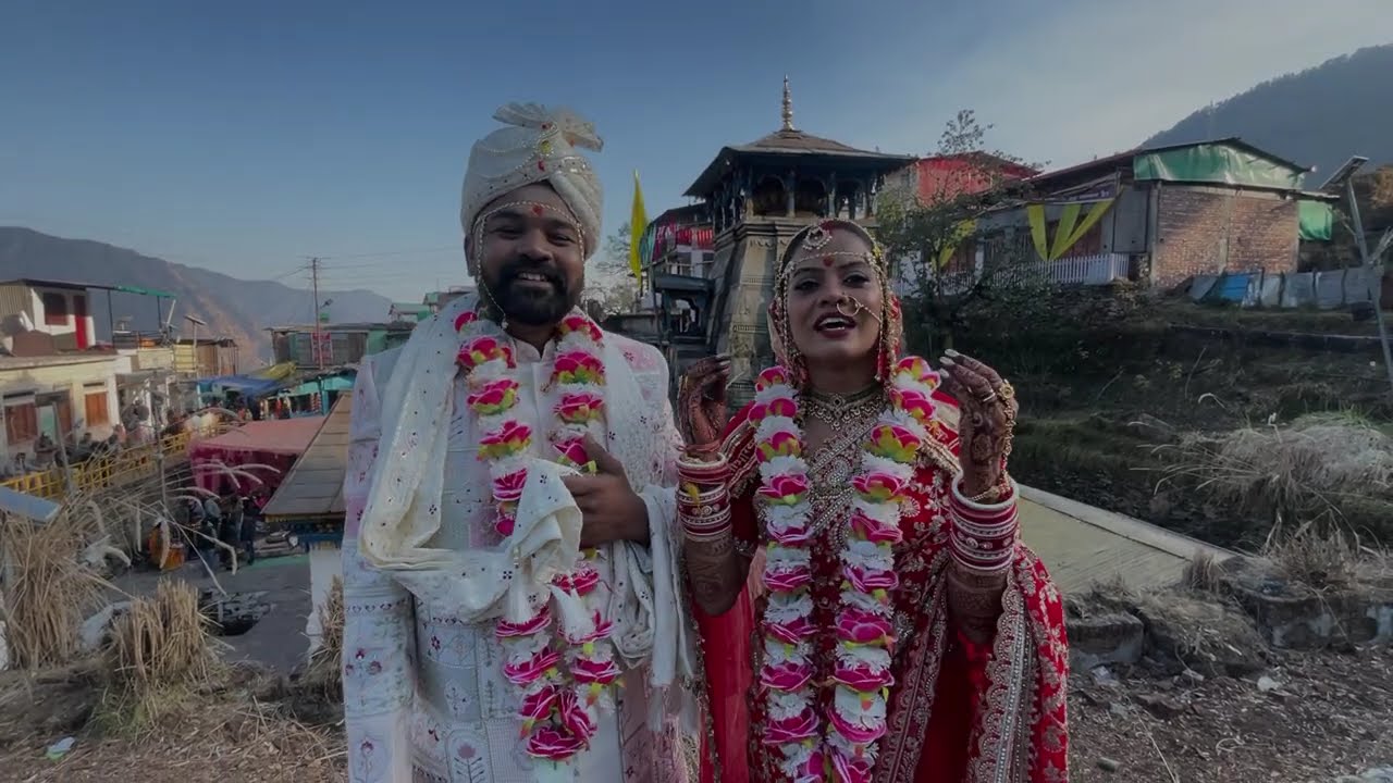 Vlog 28 Priti Rajesh wedding vlog |त्रियुगीनारायण मंदिर |