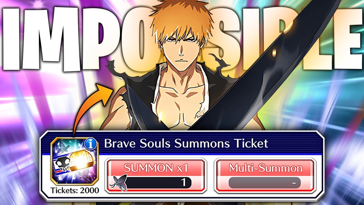 DOING THE IMPOSSIBLE AGAIN! 8TH ANNIVERSARY TICKET SUMMONS! Bleach: Brave Souls!