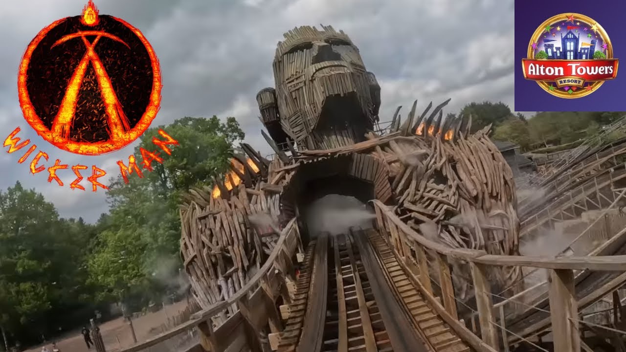 Wicker man 4K On Ride POV -Alton Towers